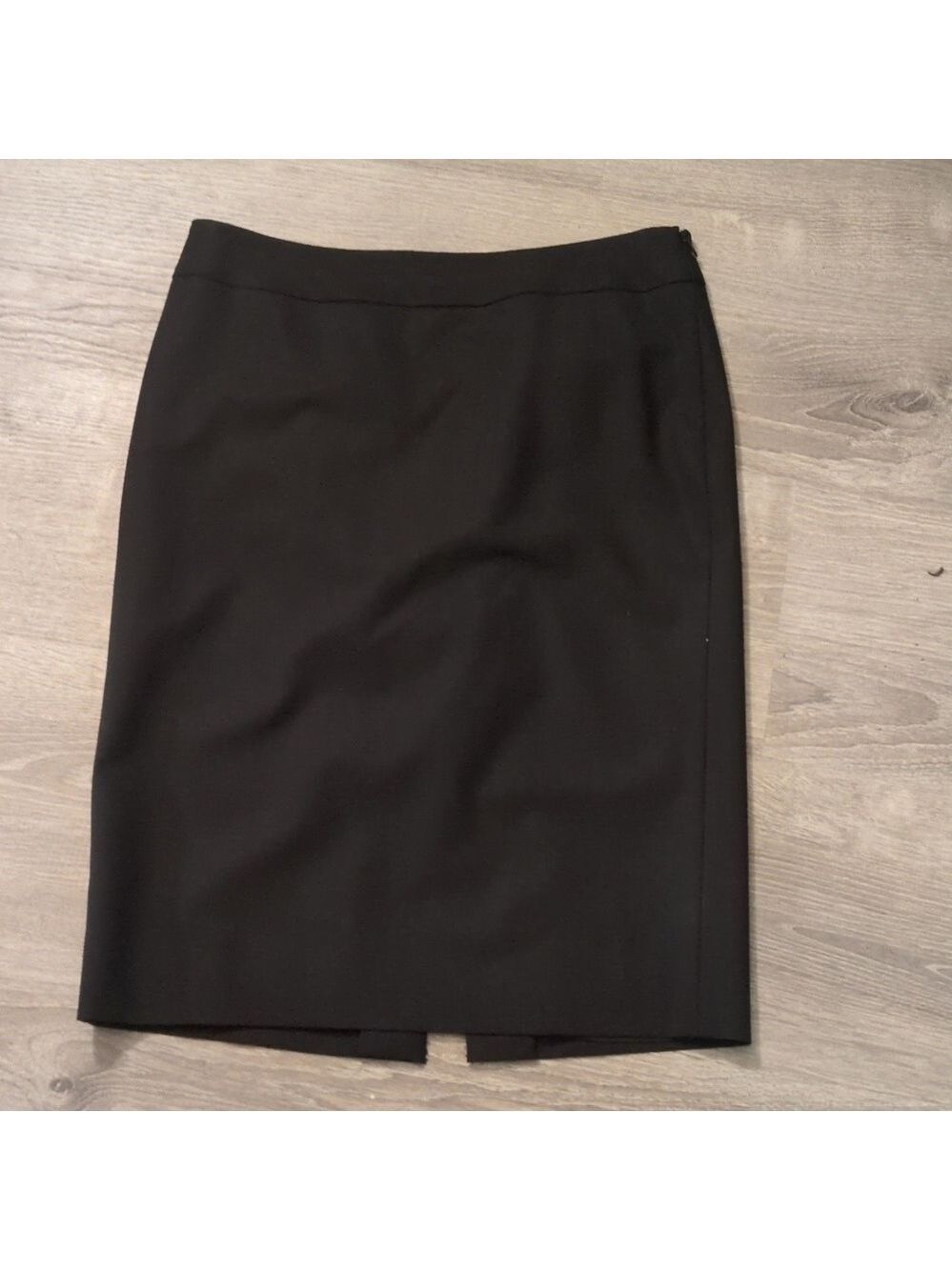 Classiques entier black wool blend pencil skirt size 8